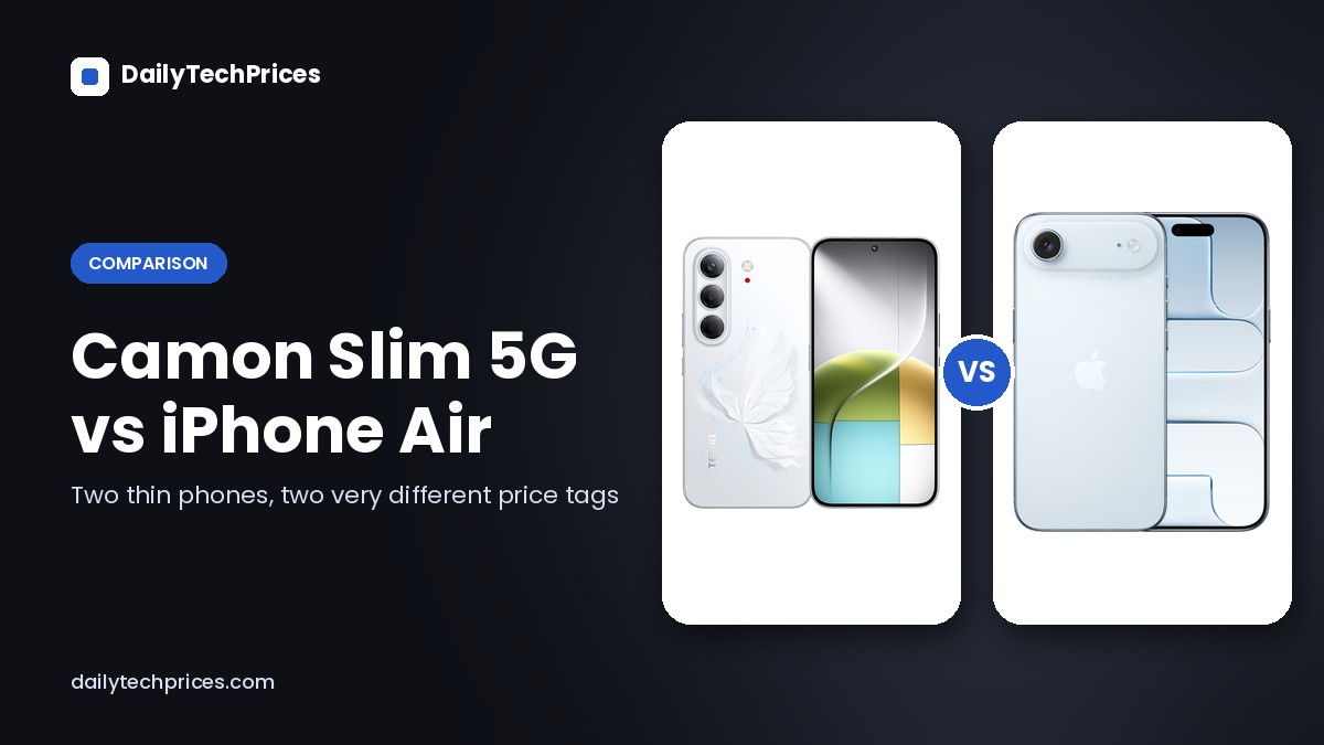 Tecno Camon Slim 5G vs iPhone Air: Which Thin Phone Should You Buy?